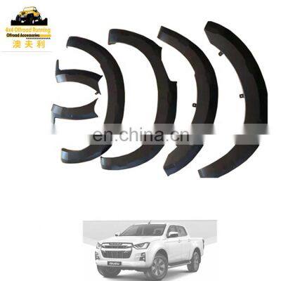 Pick up 4X4 Car Accessories Plastic OEM Style Fender Flares car wheel arch  For  Dmax D-MAX 2020 2021