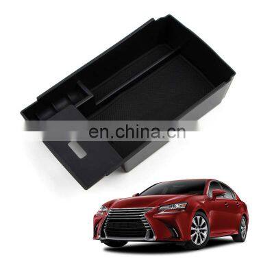 Interior Accessories Parts Silicone Armrest Rest Storage Box Center Control Console Organizer Tray For Lexus Gs 2013-2017