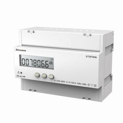 DTSF1946 Rs485 communication multi tariffs din rail mounted kwh meter