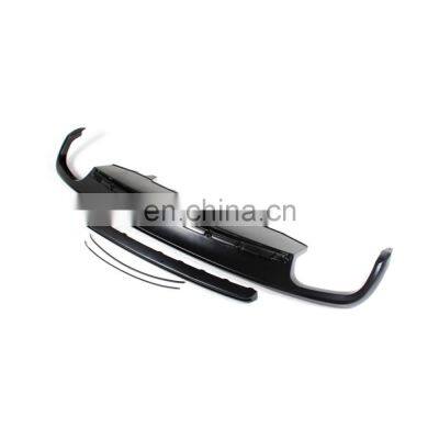 for AUDI A6 to S6 Genuine Rear Lip Matt Black Car Rear Bumper Diffuser 2013 photo-2