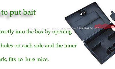 Plastic Mouse Locking Bait Station Rat Rodent Trap Control With Key photo-5