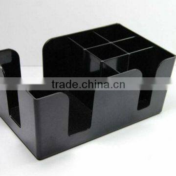 Good quality plastic bar table caddy