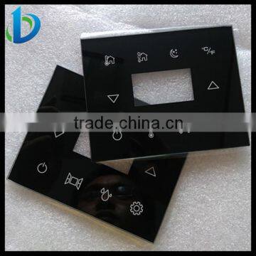 High grade silk screen printing control glass panel