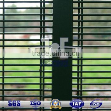 PVC coated 358 curved security fence