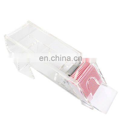 Cost Effective High Quality Custom Logo Transparent Playing Set Chip Poker Card Holder photo-2