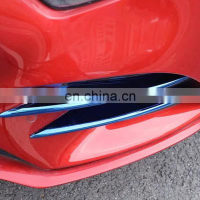 RTS Autoaby 4PCS For Mercedes Benz A Class W177 V177 A180 A200 2019-2021 Car Accessories Front Fog Lamp Lights Strips Trim Cover