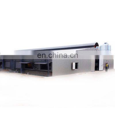 Customized Steel Structure Fabrication Prefab Metal Steel Structure Warehouse Building In Qingdao