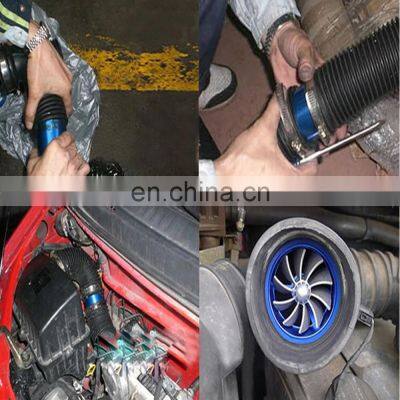 Single Blue Aluminum Racing x5 E70 Model 3 Air Filter For Turbine Turbo Charger Supercharger