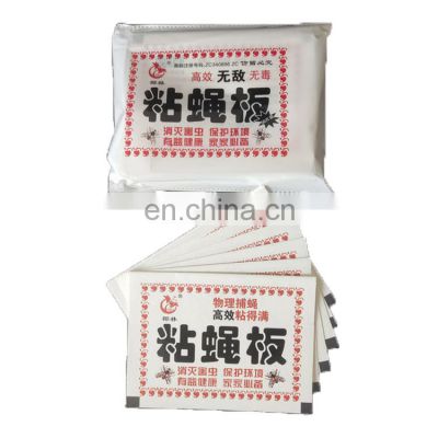 Chinese factory strong sticky free sample fast delivery custom fly killer fly glue trap with fly bait