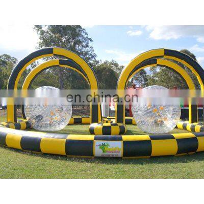 China gold supplier inflatable race track human sized hamster ball for sale