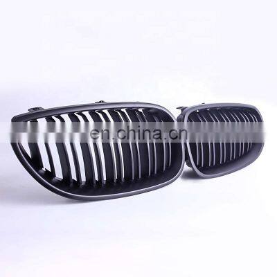 5 series E60 E61 front grille for BMW Matt black double slat line grill ABS material kidney grill for BMW E60 2004-2009