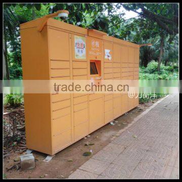Stainless steels Smart Mailbox wrapped box intelligent parcel box
