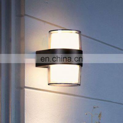 New Round 6W 12W Acrylic Waterproof led Wall Lamp Garden outdoor Decoration front door Lighting Sconce