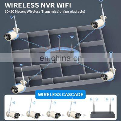 Tuya Smart Home 4CH Wireless 3MP NVR Kit Security CCTV WIFI Camera System Outdoor Waterproof Security System photo-5