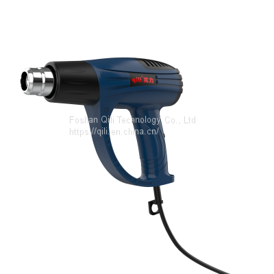 Qr-612A Qili Factory Wholesale Rear Button Intelligent Temperature Control LCD Digital Display Hot Air Gun photo-3