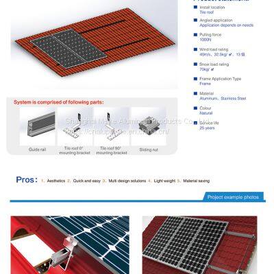 MK Factory Price OE Solar Roof Bracket Solar System Roof Mounting Factory Direct Sell photo-3