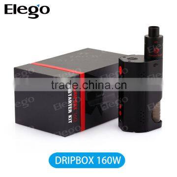 Elego Offer 2016 New Arrival Kanger Dripbox 160w 18650 Box Mod Kit Bottom Filling 7ml Atomizer photo-3