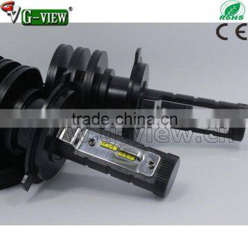 headlight kit led auto bulb 4500lm h4 canbus head lamp car led phinipschip
