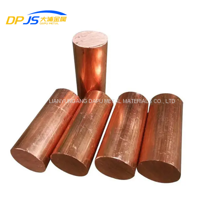 Jis/din/gb/en Standard C1020 C1100 C1221 C1201 C1220 Copper Round Alloy Beryllium Copper Rod Bar for Industrial