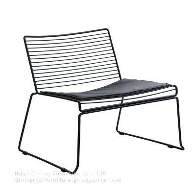Hollow Design Black Wire Dining Chair DC-W06
