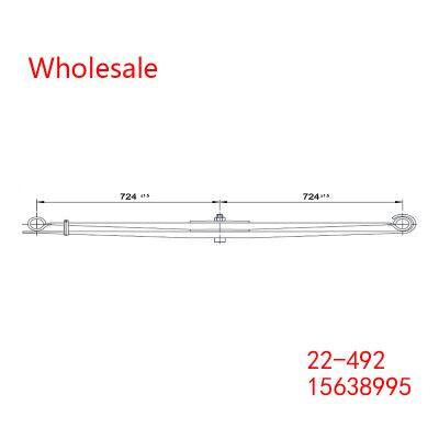 15638995, 22-492 Medium Duty Vehicle Front Axle Wheel Parabolic Spring Arm Wholesale For GMC photo-2