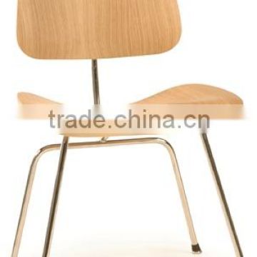 Replica high quality stainless steel frame walnut plywood Charles and Ray dining chair , Molded Plywood Chair