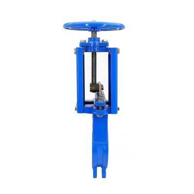 Cast Iron Rising Stem Knife Gate Valve with Electric/Pneumatic Drive