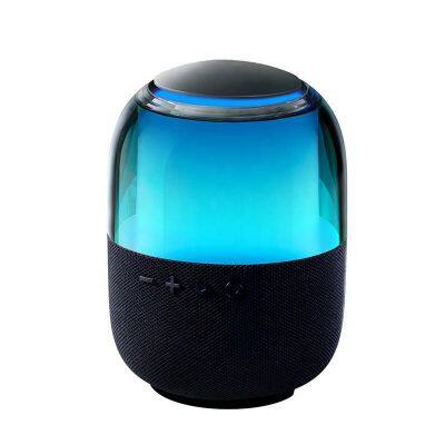 Colorful Light Portable Sound Amplifier Music Player Box Subwoofer BT Wireless Speakers Waterproof RGB Speaker