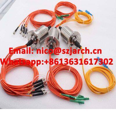 High speed multimode fiber optic slip ring optical rotary joint for wind turbines
