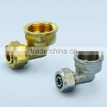 pex-al-pex pipe brass female elbow