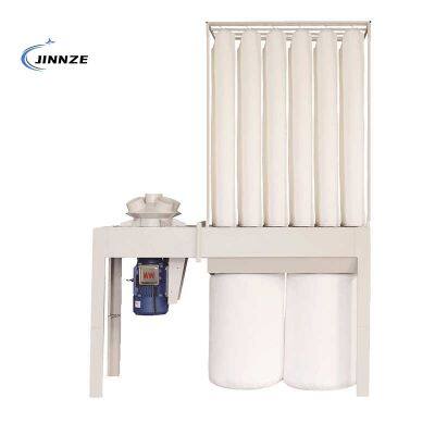 Large Wood Industrial Bag House Integrated Vacuum Ce Woodworking Three Phase Mf9011a Dust Extractor 11kw