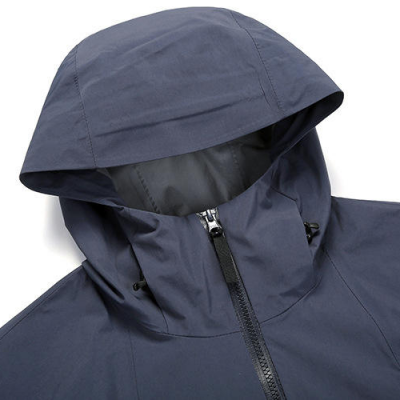 Small batch custom logo single-layer hard shell raincoat waterproof breathable windproof outdoor jacket