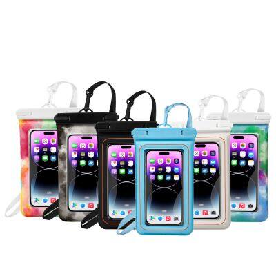 Outdoor Waterproof Cell Phone Bags Mobile Phone Swim Floating Case