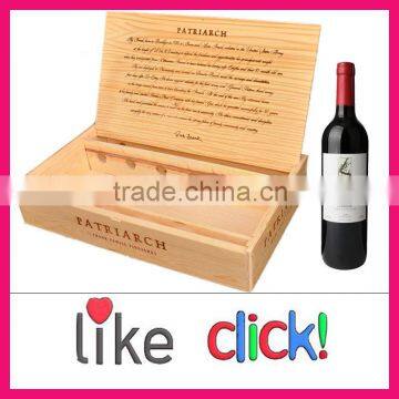 Wholesale Wooden Wine Boxes 6 Bottles Wine Crates Wood Box