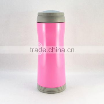 Auto mug type 400ml portable double wall stainless steal thermos