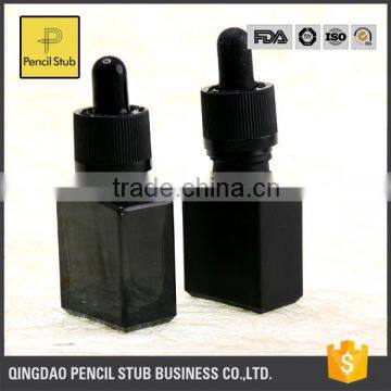 Glass Bottle Manufacturer 15ml Square 30ml Black Glass Bottle With Dropper With Childproof Evident Cap Dropper Bottle photo-2