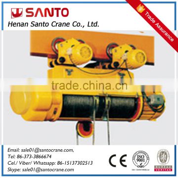 Hot Sale CD1 Model cheap electric hoist with Electric Trolley