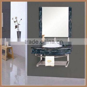 Wholesale Solid Wood Wall Hanging Mirror Commercial Vanity Bathroom