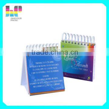 special design high quality table calendar printing book printing