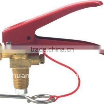 CO2 fire extinguisher valve