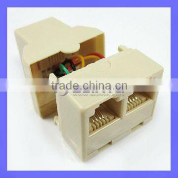 rj11 to rj45 adapter telephone adapter,tel connector & Modular plug (4P4C;6P4C,8P8C)