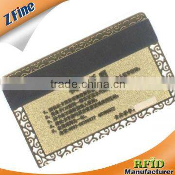 Cheap VIP black steel stainless Card /Hollow metal card