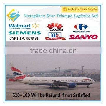 Air freight China to Belfast, Northern Ireland door to door delivery service