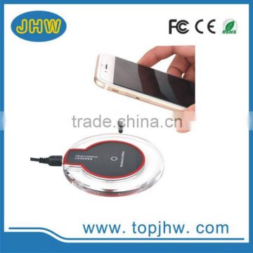 wholesale qi standard wireless charger for samsung iphone