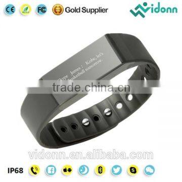 New Vidonn X6S IP68 USB Charging Step Counter Free APP Android IOS Compatible Bluetooth 4.0 Bracelet Pedometer photo-5