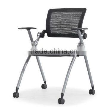 mesh back office chair with writing board with wheel