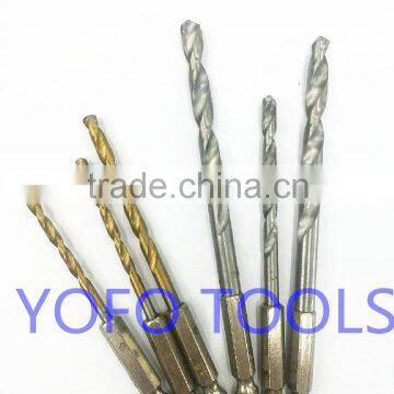 YF HSS hex shank drill