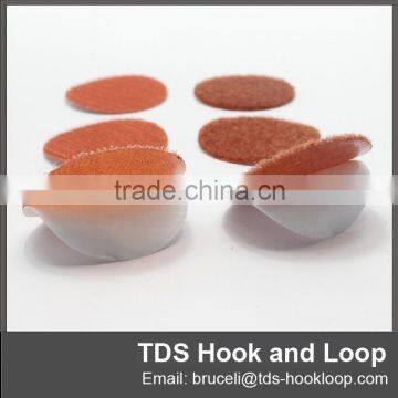 customized strong adhesive hook and loop coin