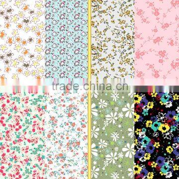 Custom flower design lycra fabric for sublimation pritning swimwear