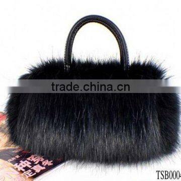 new arrival hot sale fashion various colors fake fur bag